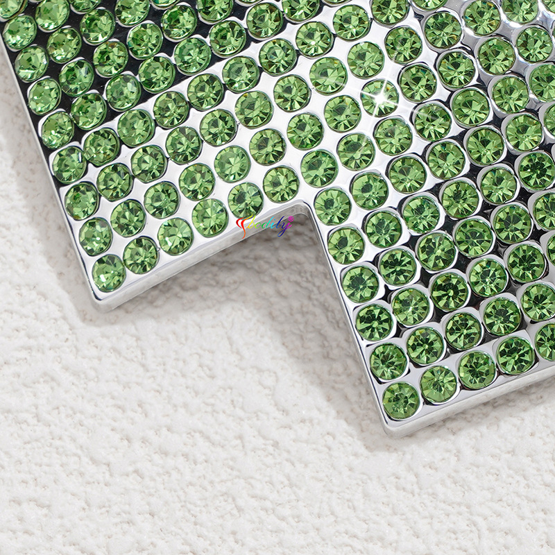 Geometrinis nipelių pleistras su kristalais, krūtinės papuošalas su elektroplavimu, lydinio įdėjus ir kūno grandinė