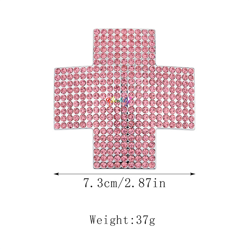 Geometrinis nipelių pleistras su kristalais, krūtinės papuošalas su elektroplavimu, lydinio įdėjus ir kūno grandinė