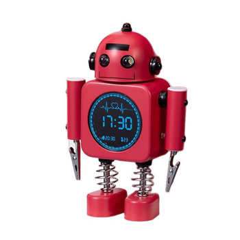 Laud LED äratuskell - termomeeter, 24-tunnine ekraan, Smart Scene režiim, akudega toide