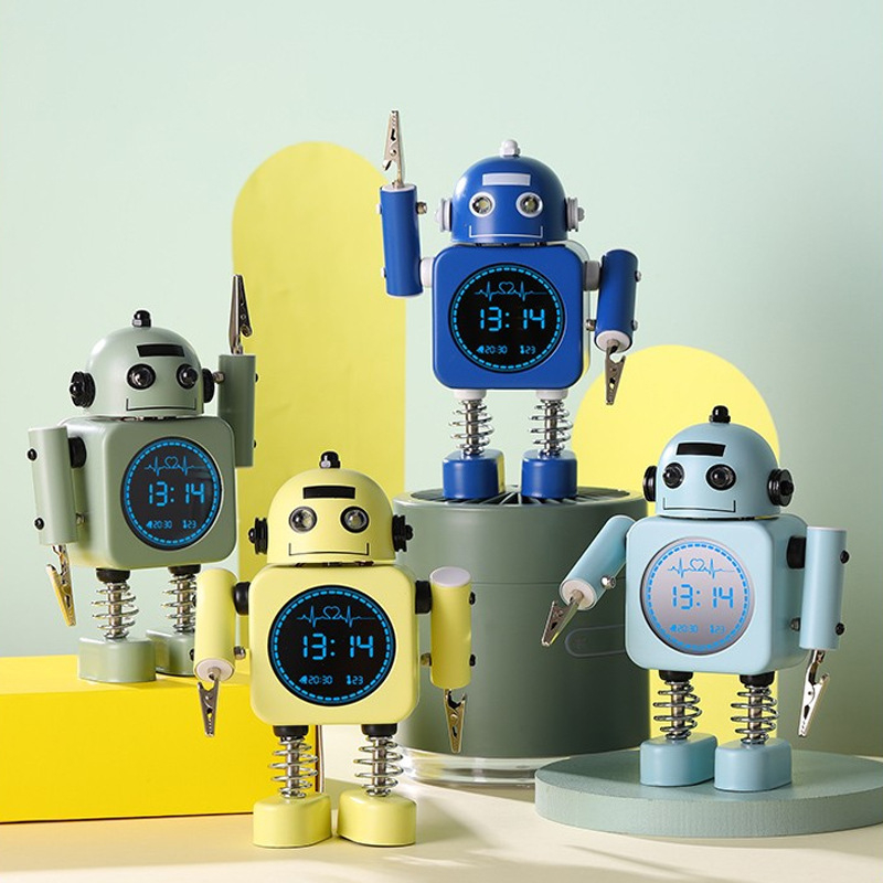 Laud LED äratuskell - termomeeter, 24-tunnine ekraan, Smart Scene režiim, akudega toide