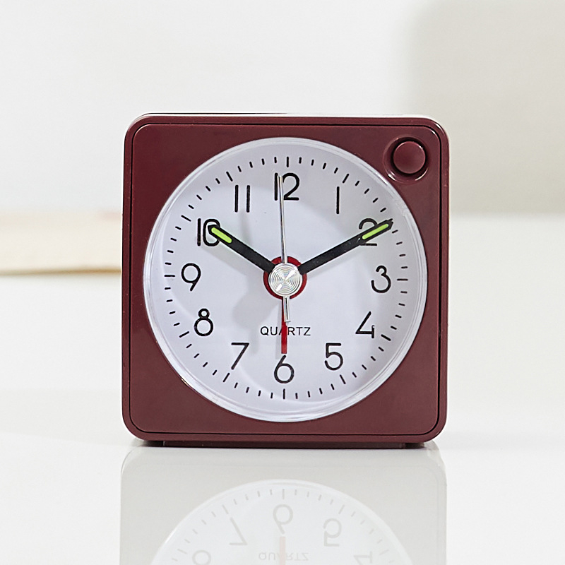 Analoog äratuskell Snooze funktsiooniga, taustvalgustus ja vaikne liikumine kvartsiga – töötab patareiga, Eshida liikumine