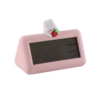 Elektriline äratuskell kolmnurkse kujuga küüliku disainiga, temperatuuri kuvamine ja mitmekülgne taimer, Xiaozhu Meijia