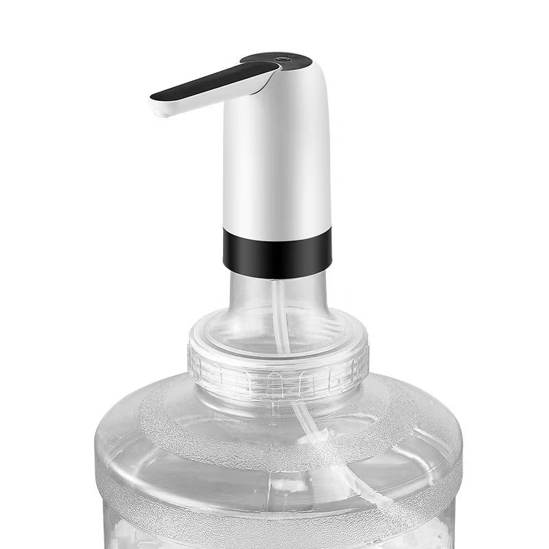 Οικιακός ηλεκτρικός διανομέας νερού σε φιάλες, αυτόματη πίεση για πόσιμο μεταλλικό νερό, Μοντέλο 076, 5V, 4W, σώμα PP, Εκκίνηση με ένα άγγιγμα