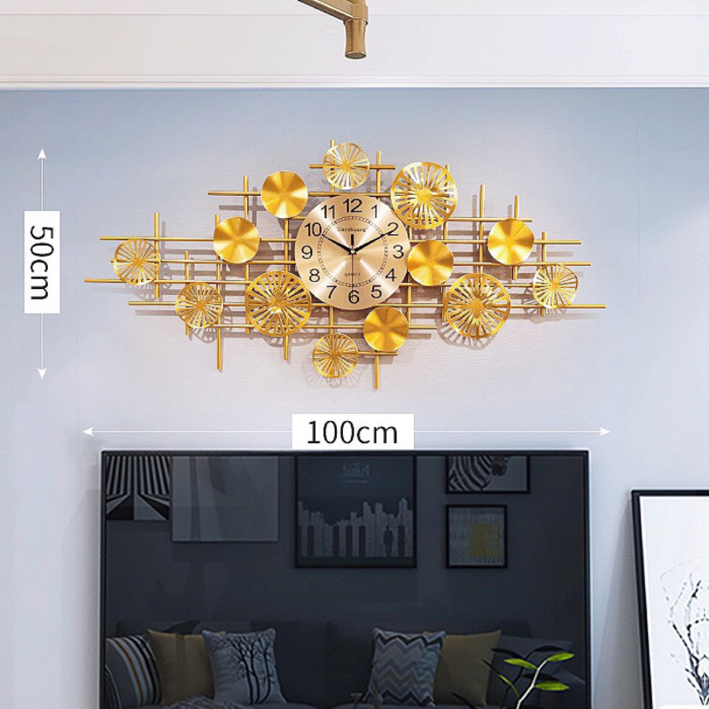 Zidni sat s kvarcnim mehanizmom Aishida 005, metalno kućište i brojčanik, debljina 10 mm, moderni minimalistički dizajn