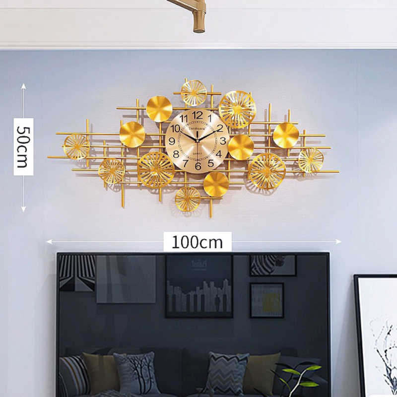 Zidni sat s kvarcnim mehanizmom Aishida 005, metalno kućište i brojčanik, debljina 10 mm, moderni minimalistički dizajn