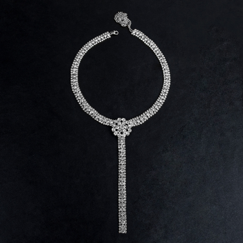 Kūno grandinė Europos–Amerikos stiliaus, pilna krištolo, tvirtas dizainas, Princesės serija, elektroplakavimas