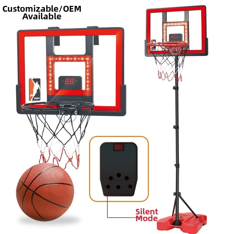 Баскетболна стойка с LED бекборд и скоринг дъска, марка XTH, тегло 2 кг