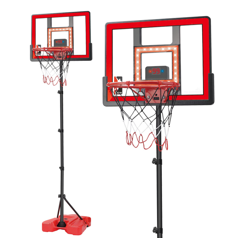 Баскетболна стойка с LED бекборд и скоринг дъска, марка XTH, тегло 2 кг