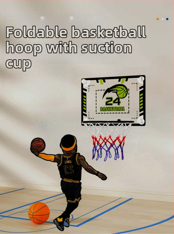 Вътрешен стенен сгъваем баскетболен кош за домашна употреба, PVC, 1 кг