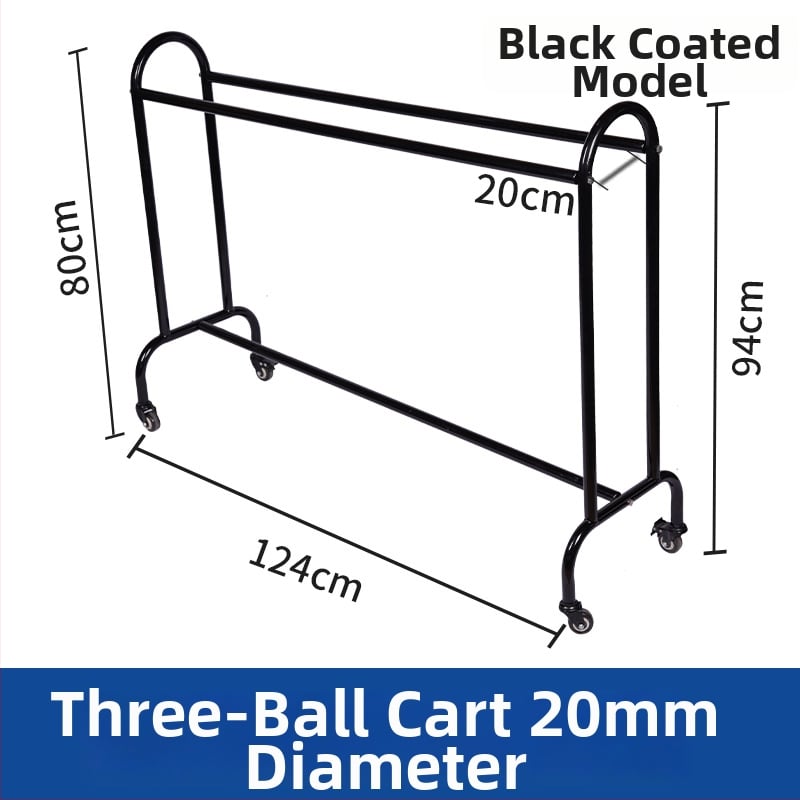 Mobilni košarkaški trenažni stalak s velikim kapacitetom i uklonjivim držačem lopti za trening trojki