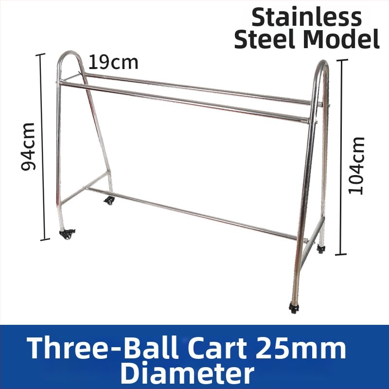 Mobilni košarkaški trenažni stalak s velikim kapacitetom i uklonjivim držačem lopti za trening trojki