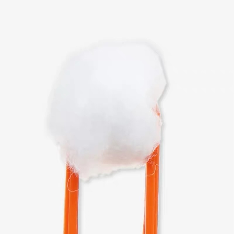 Bilă de vată de bumbac de unică folosință — moale, absorbant, pentru dezinfectarea la domiciliu și curățarea rănilor