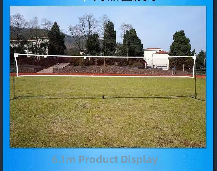 Mreža za badminton, standardna, profesionalna za dvostruke mečeve, sklopiva i prijenosna, pogodna za unutarnju i vanjsku uporabu