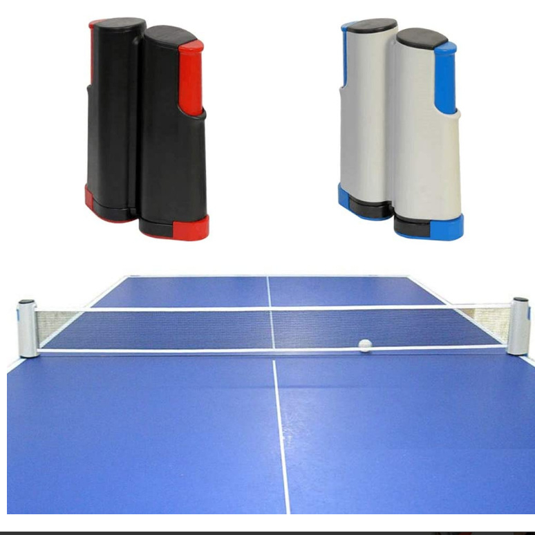 Ramă de plasă pentru tenis de masă – extensibilă, portabilă, design întărit; ABS resin; greutate 0,3 kg; ramă de plasă și suport pentru tenis de masă