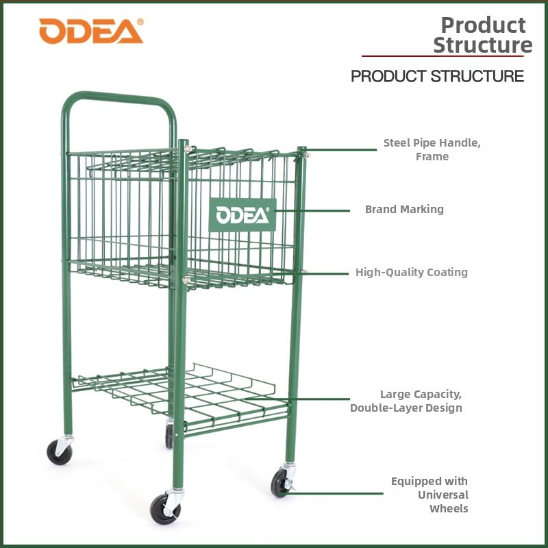 Tenisová sieť a stojan na loptičky, prenosný skladací dizajn (Značka: Odear/Otil, Hmotnosť: 12 kg)