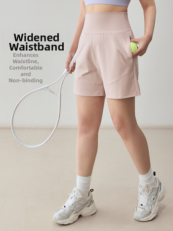 Dišne sportske šortseve, 75% najlon, 25% spandex, srednja duljina, ležernog kroja