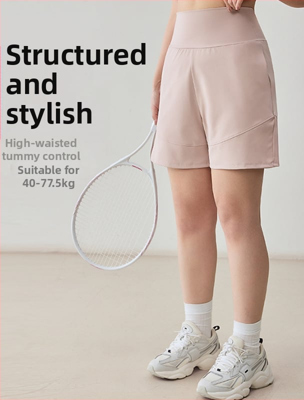 Dišne sportske šortseve, 75% najlon, 25% spandex, srednja duljina, ležernog kroja