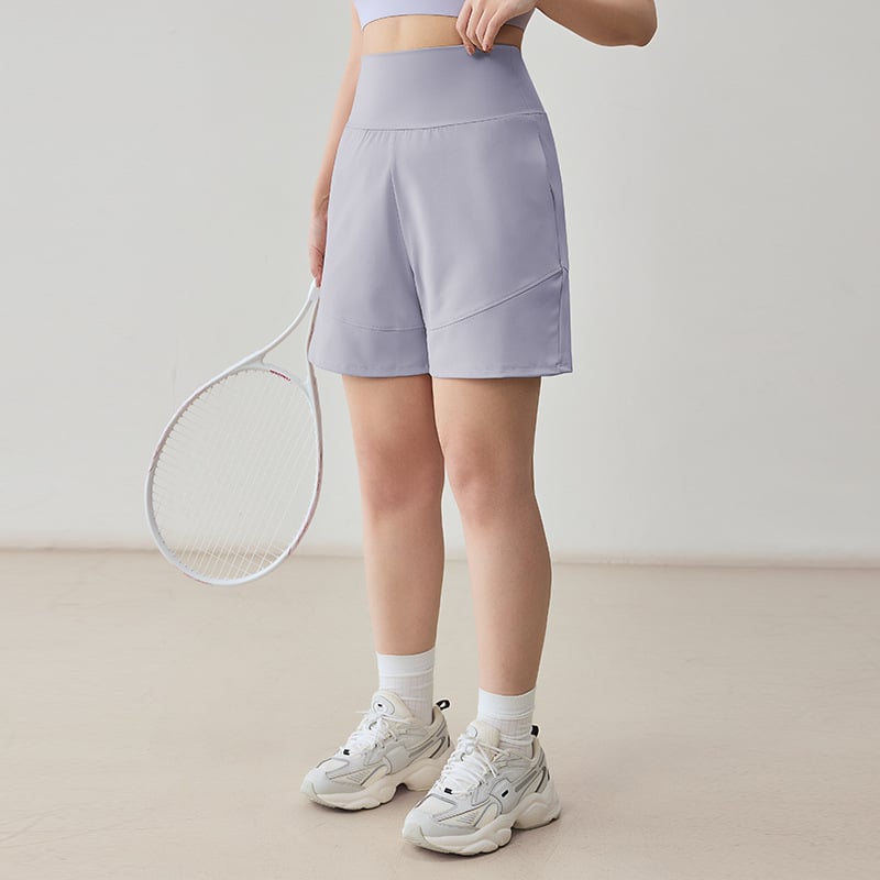 Dišne sportske šortseve, 75% najlon, 25% spandex, srednja duljina, ležernog kroja