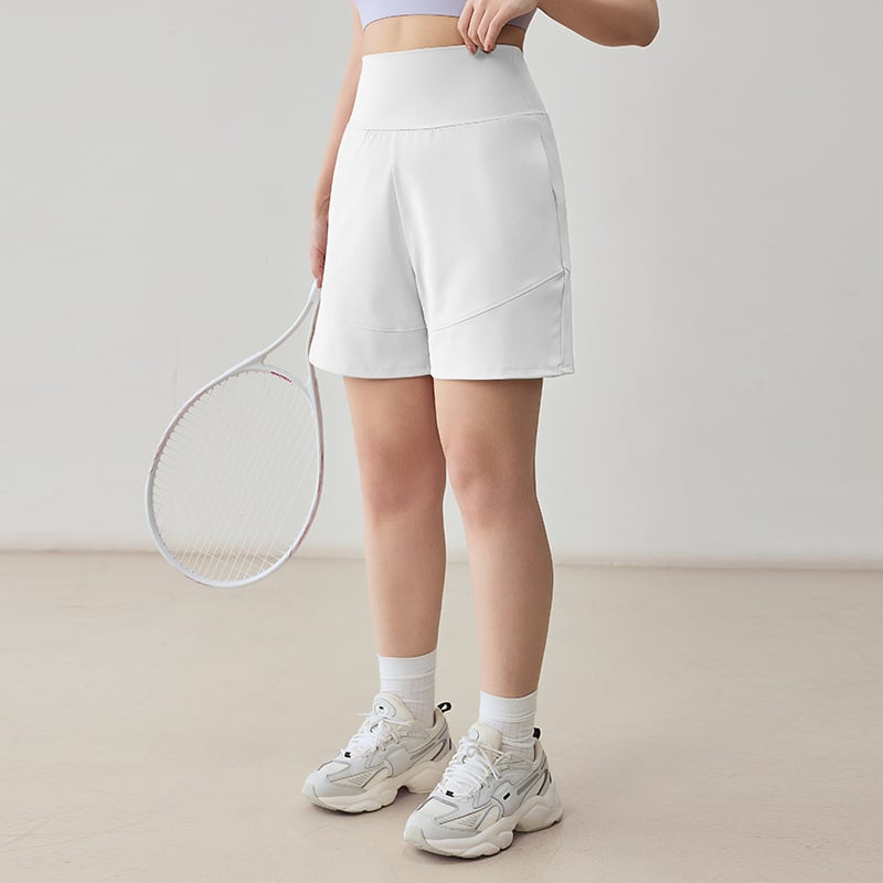 Dišne sportske šortseve, 75% najlon, 25% spandex, srednja duljina, ležernog kroja