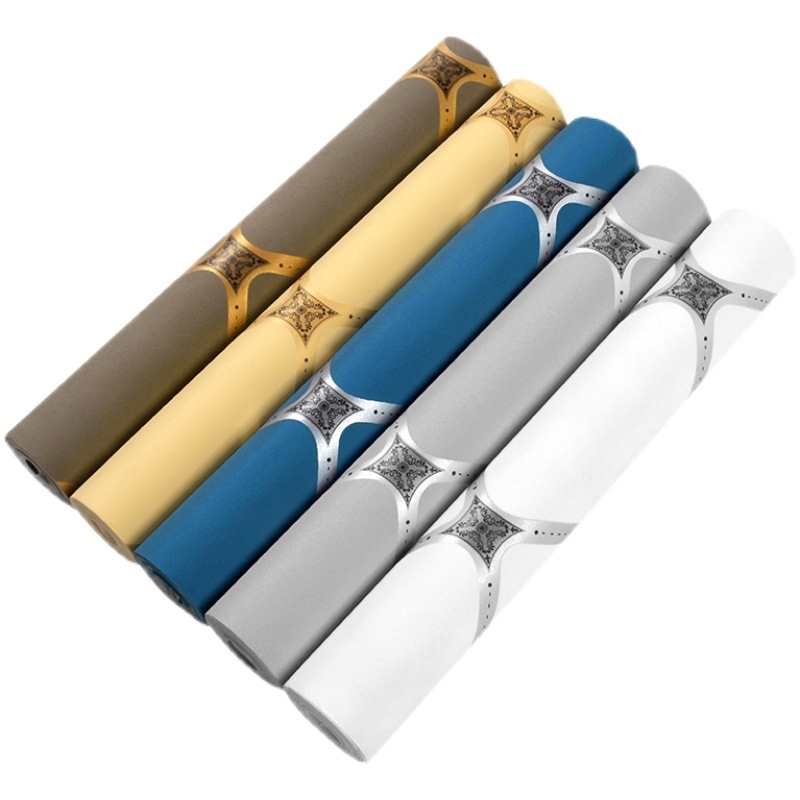 Tapet de perete - nețesut, model geometric nordic cu dungi verticale, stil modern minimalist