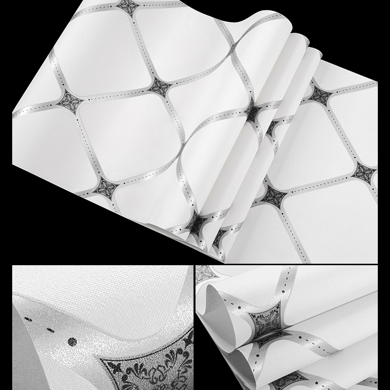 Tapet de perete - nețesut, model geometric nordic cu dungi verticale, stil modern minimalist