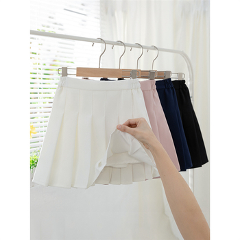 Bērnu šifona plissētā svārki ar elastānu (<30%), koledžas stila, vecums 3–8 gadi, vasara 2024