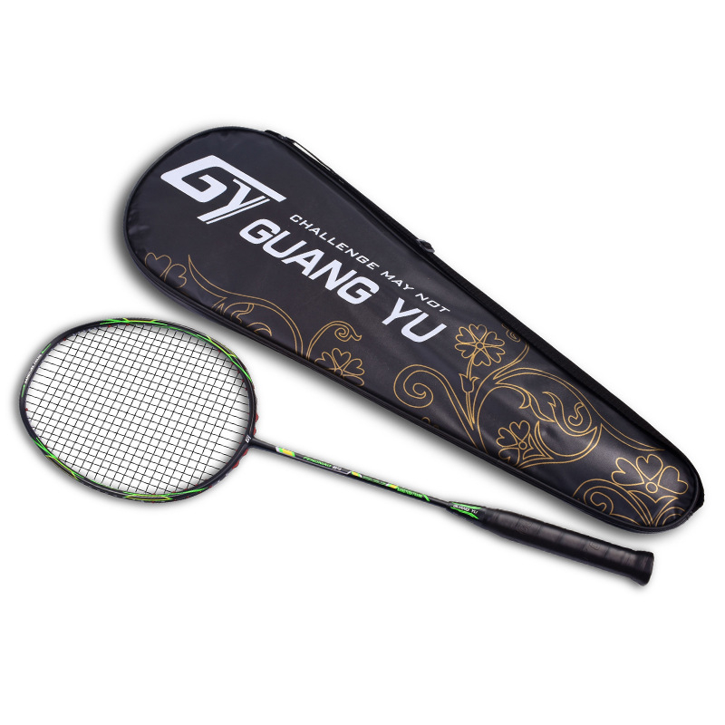 Guangyu ultra lagana karbonska raketa za badminton, 75–79 g, Direct Shot, G5 drška, za početnike i srednje napredne igrače