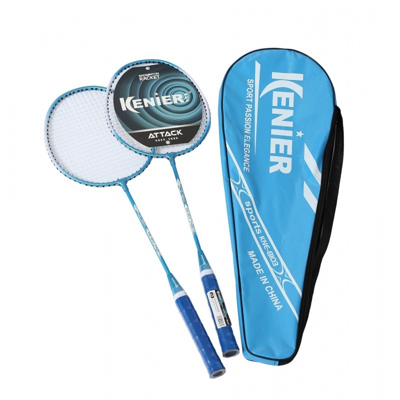 Knier badminton reketa — težina 95–100 g, okvir od željezne legure, ručka G1, pogodna za amatere i juniore
