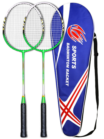 Duhao badminton raketa, okvir od željezne legure, težina 95–100 g, drška G-5, set za trening