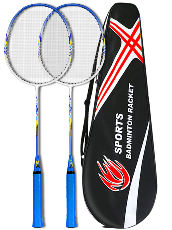 Duhao badminton raketa, okvir od željezne legure, težina 95–100 g, drška G-5, set za trening