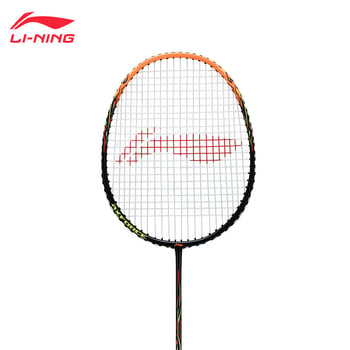 Li-Ning Thunder 9 karbonska reketa za badminton za amatere-mlade, 95–100 g, ravna glava, ljeto 2024