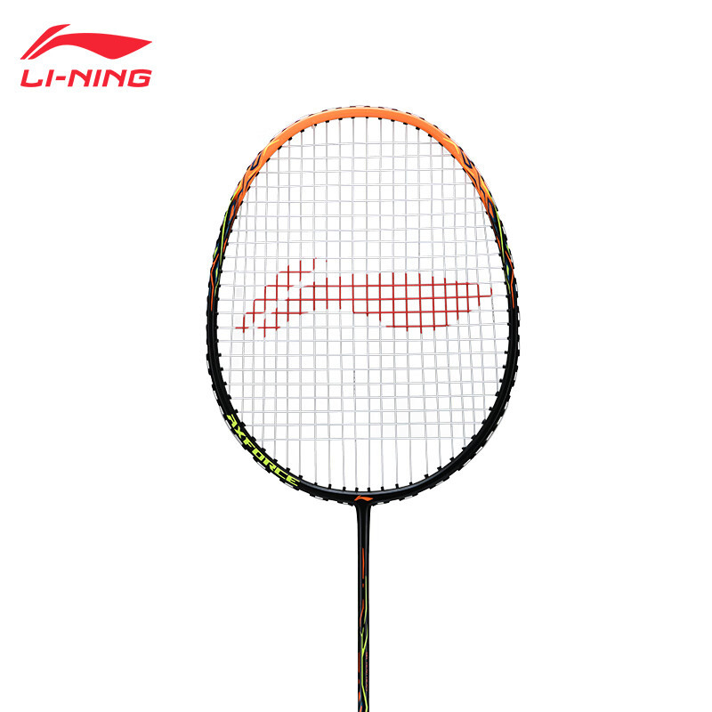 Li-Ning Thunder 9 karbonska reketa za badminton za amatere-mlade, 95–100 g, ravna glava, ljeto 2024