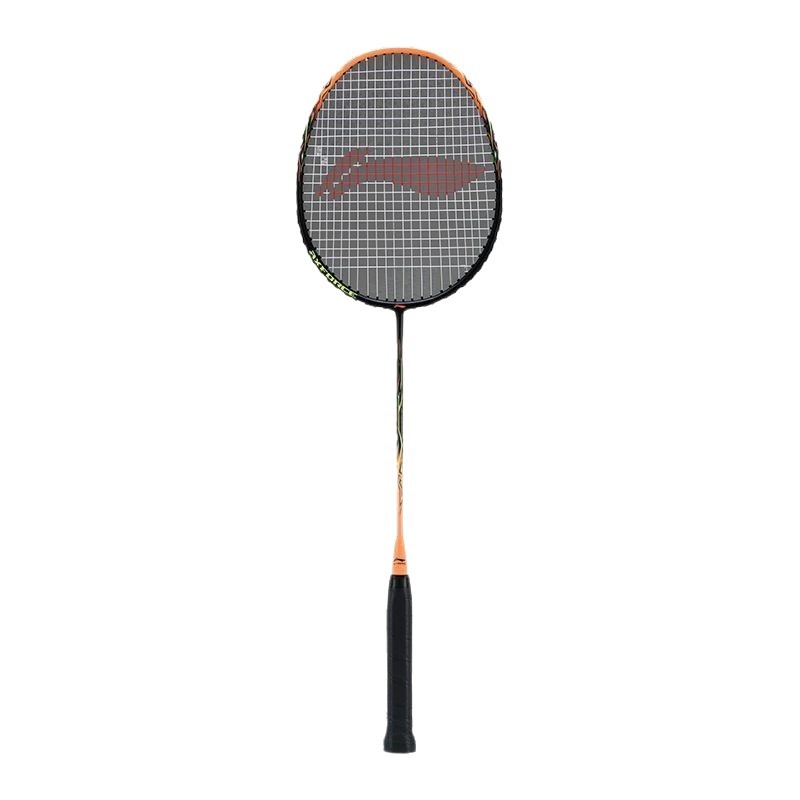 Li-Ning Thunder 9 karbonska reketa za badminton za amatere-mlade, 95–100 g, ravna glava, ljeto 2024