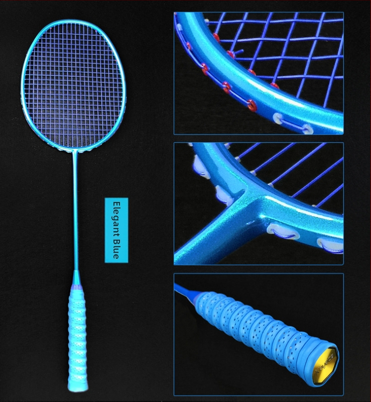 Rachetă de badminton cu cadru din fibră de carbon, greutate 75–79 g, prindere G5, tip lovitură dreaptă, rigiditate tijă moderată (Cadru din fibră de carbon; Greutate 75–79 g; Prindere: G5; Tip: lovitură dreaptă;Rigiditate tijă: moderată)