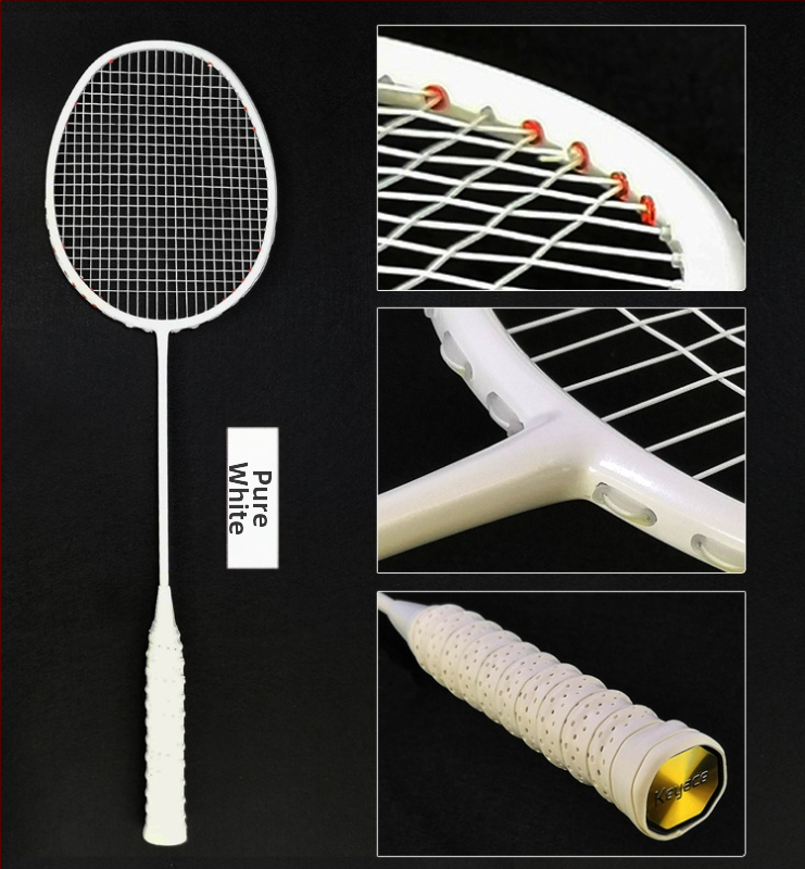 Rachetă de badminton cu cadru din fibră de carbon, greutate 75–79 g, prindere G5, tip lovitură dreaptă, rigiditate tijă moderată (Cadru din fibră de carbon; Greutate 75–79 g; Prindere: G5; Tip: lovitură dreaptă;Rigiditate tijă: moderată)