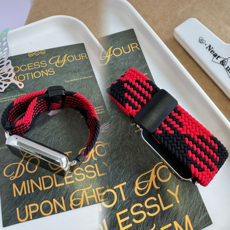 Apple Watch серия S плетен каиш за часовник (Материал на каиша: пластмаса; Размери на интерфейса: персонализирани; Стил: модерен; Вид закопчалка: друг)