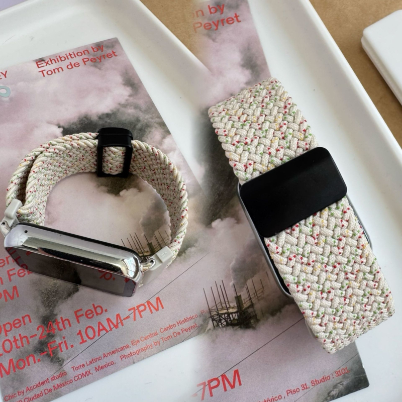 Apple Watch серия S плетен каиш за часовник (Материал на каиша: пластмаса; Размери на интерфейса: персонализирани; Стил: модерен; Вид закопчалка: друг)