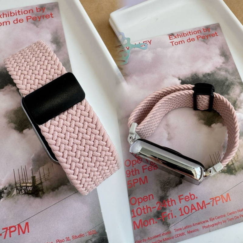 Apple Watch серия S плетен каиш за часовник (Материал на каиша: пластмаса; Размери на интерфейса: персонализирани; Стил: модерен; Вид закопчалка: друг)