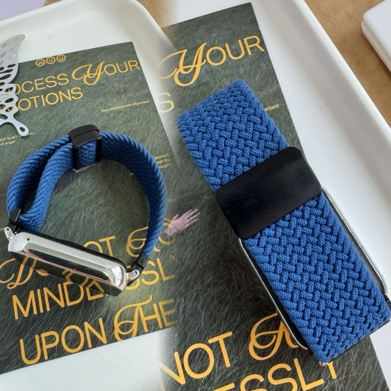 Apple Watch серия S плетен каиш за часовник (Материал на каиша: пластмаса; Размери на интерфейса: персонализирани; Стил: модерен; Вид закопчалка: друг)