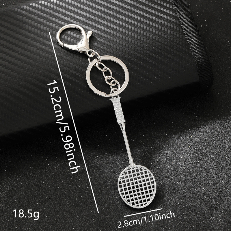 Breloc din aliaj de zinc, design sportiv, stil modern minimalist, gata pentru cadou, fără licență IP