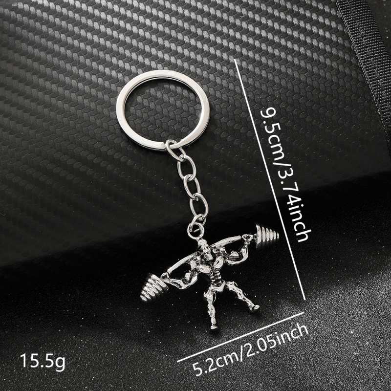 Breloc din aliaj de zinc, design sportiv, stil modern minimalist, gata pentru cadou, fără licență IP