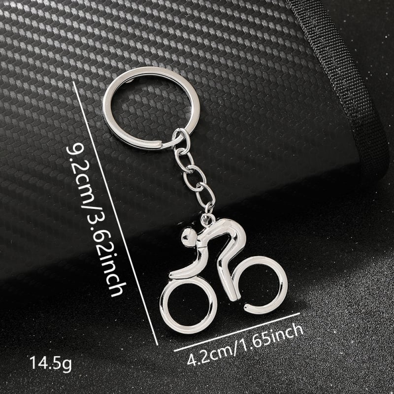 Breloc din aliaj de zinc, design sportiv, stil modern minimalist, gata pentru cadou, fără licență IP