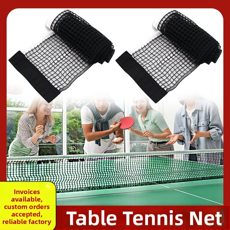 Portabilă plasă pentru tenis de masă, pliere facilă și instalare rapidă pentru interior și exterior (Material: poliester; Greutate: 50 g; Potrivit pentru tenis de masă și badminton)