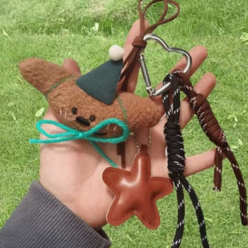 Breloc pentru geantă din nylon – seria MIU, mingea nr. 8, lux accesibil