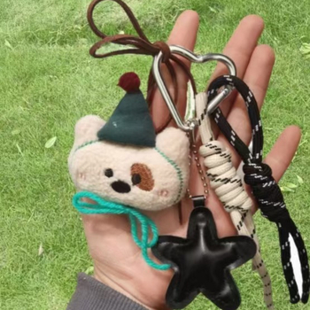 Breloc pentru geantă din nylon – seria MIU, mingea nr. 8, lux accesibil