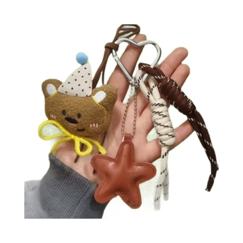 Breloc pentru geantă din nylon – seria MIU, mingea nr. 8, lux accesibil