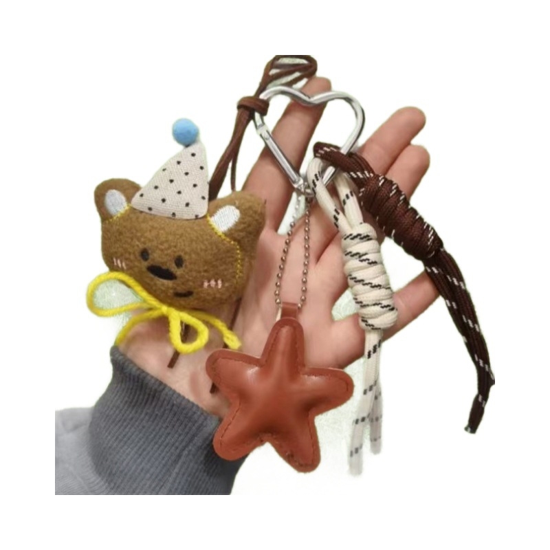 Breloc pentru geantă din nylon – seria MIU, mingea nr. 8, lux accesibil