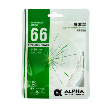 BS66 Badmintona stieple, neilona daudzvītņu, 0,66 mm, reketes stieple