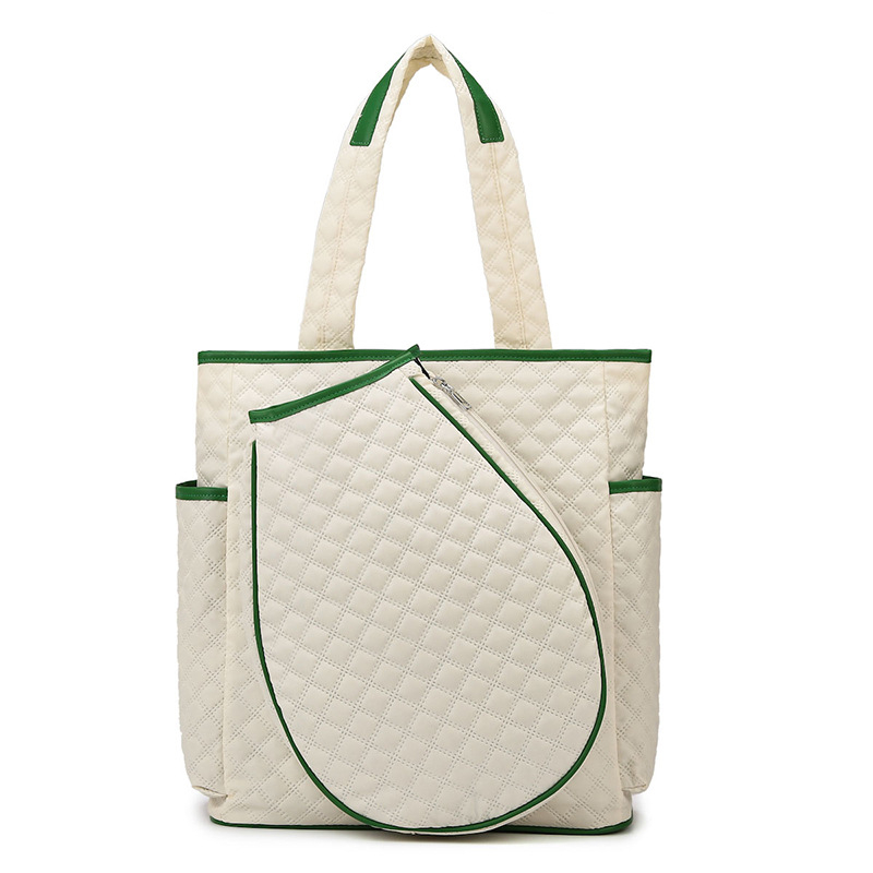 Многофункционална спортна чанта за бадминтон/тенис за пътуване, Oxford плат, издръжлива на износване, разделение за сухо и мокро, унисекс, градски стил