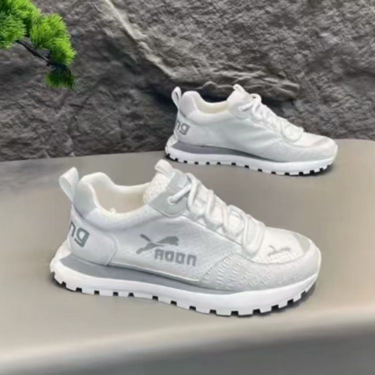 Sneakeri – elpojošs tīkla augšdaļa, unisex, auklas, mīksta zole, sekla atvere, raksts: Color Blocking